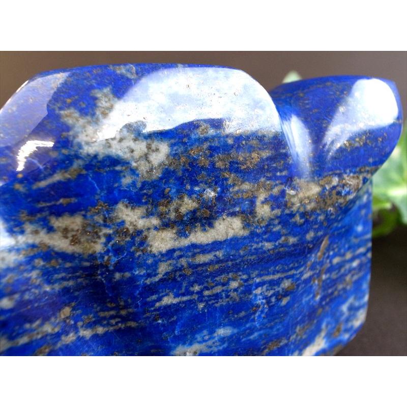 4A ラピスラズリ 磨き原石 最大幅141mm 重さ501g 幸運の象徴 世界最古
