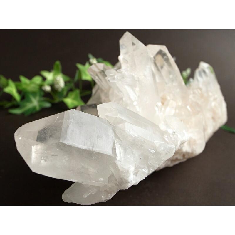 希少 4A『地球最後の秘境』ヒマラヤより直送 マニカラン産 水晶 クラスター 最大幅168mm 重さ1046g ギャランティカード付き キングオブクォーツ 稀少1点物の画像