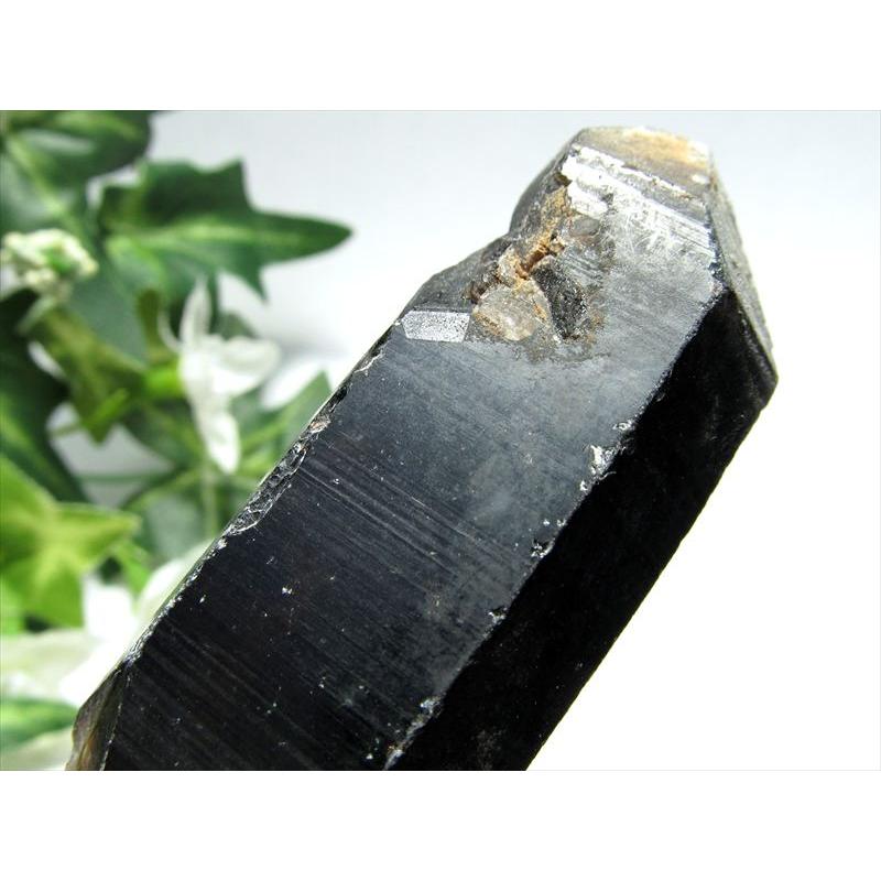 天然黒水晶 モリオン 単結晶 ラフ原石 1個売り 長さ約6cm-7cm前後 研磨