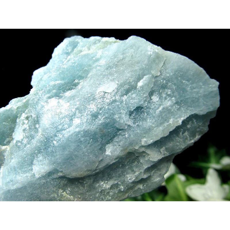 天使の石 アクアマリン ラフ原石 1個売り 重さ80g-100g 透明感のある 