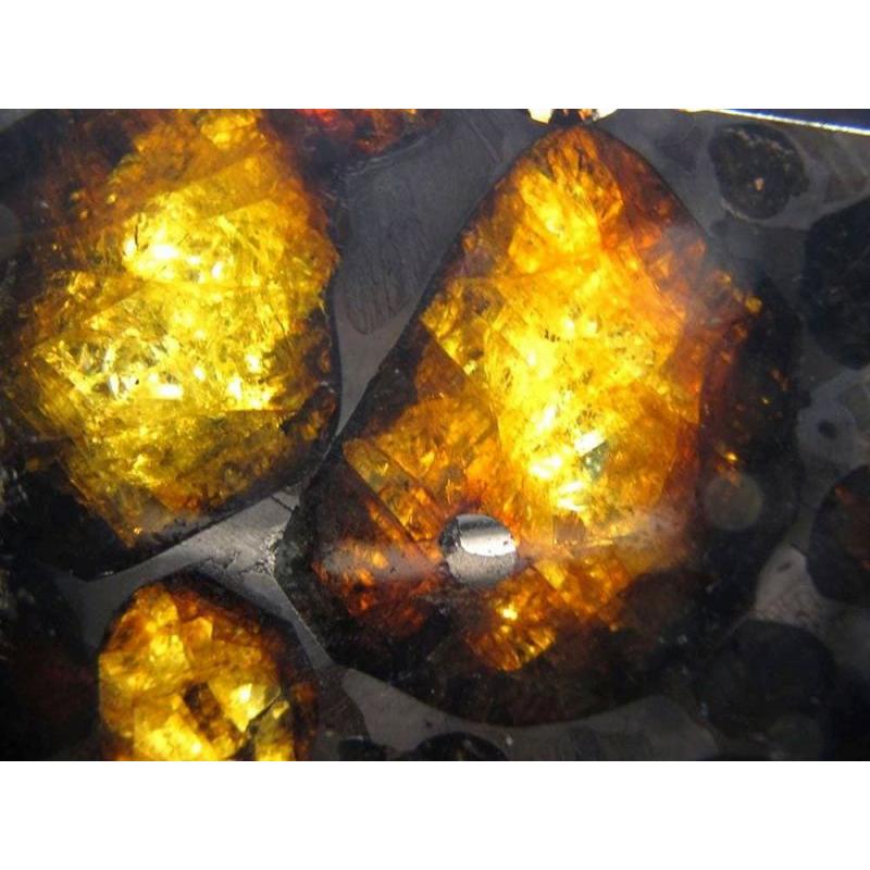 パラサイト隕石 隕石　石鉄隕石　セリコ隕石 重さ約30ｇ　立て付き パラサイト隕石 隕石 石鉄隕石 セリコ隕石 重さ約30g 立て付き Amazon.co.