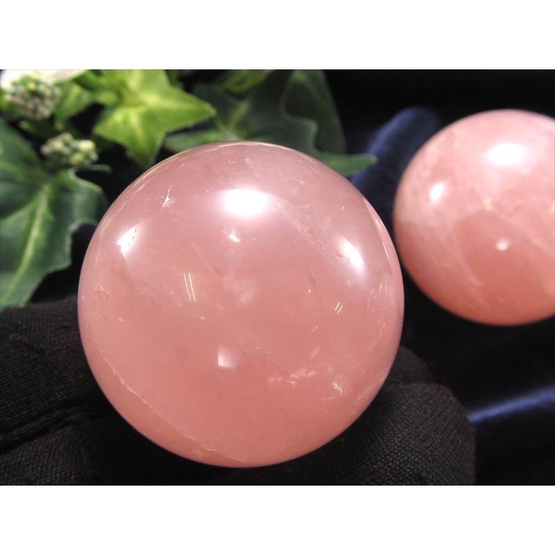 ディープローズクォーツ 丸玉 1個売り 直径46mm-48mm 恋愛成就の石 愛