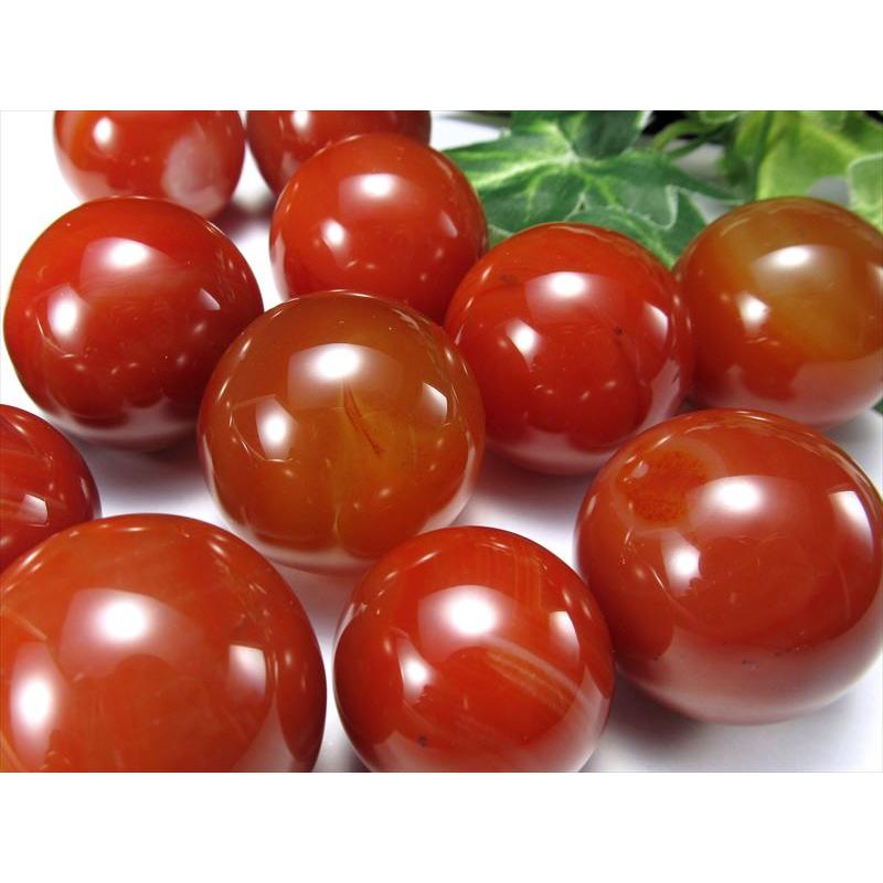 1個売り カーネリアン（赤瑪瑙）丸玉 φ36mm-38mm 可能性を発揮