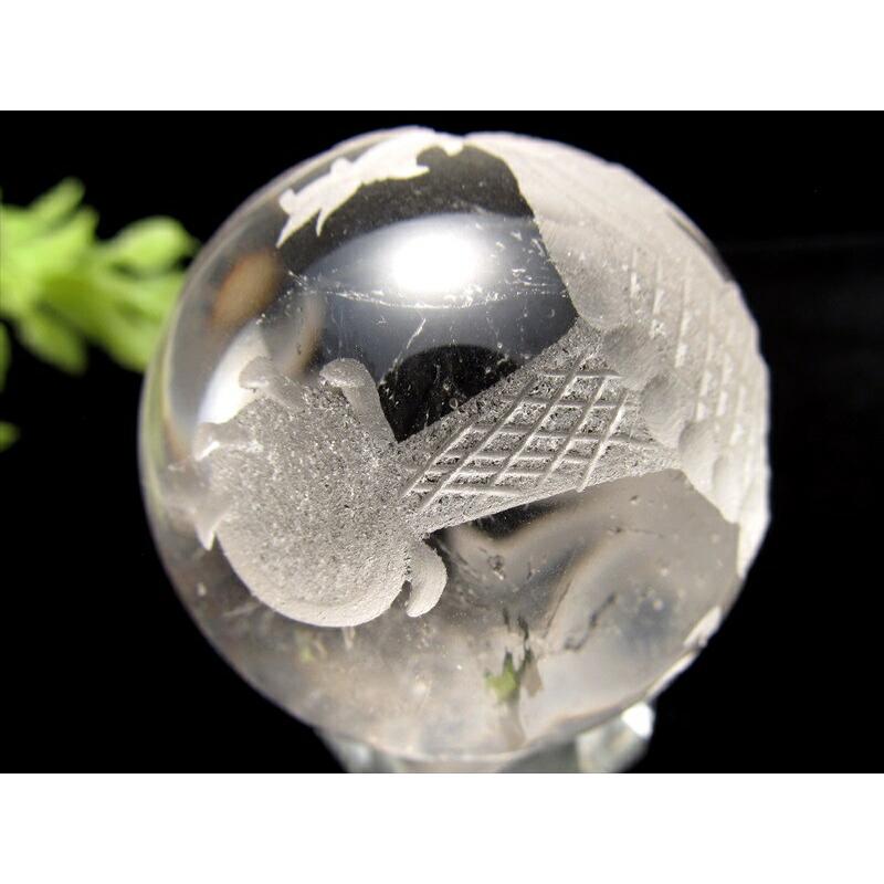 龍神 彫り 水晶