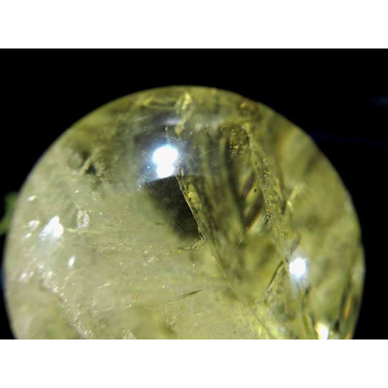 特大シトリン丸玉虹入りキラキラ 金運アップ 商売繁盛と富をもたらす