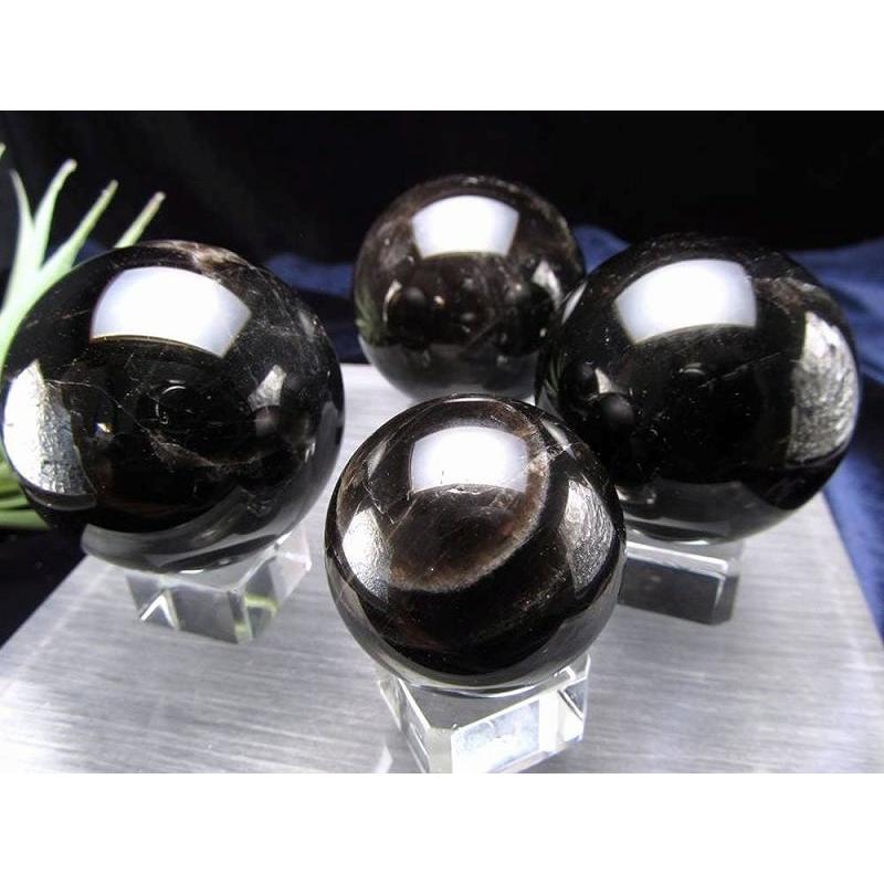 スターモリオン 丸玉 直径約48mm-50mm 神秘的なスターの輝き 六条の