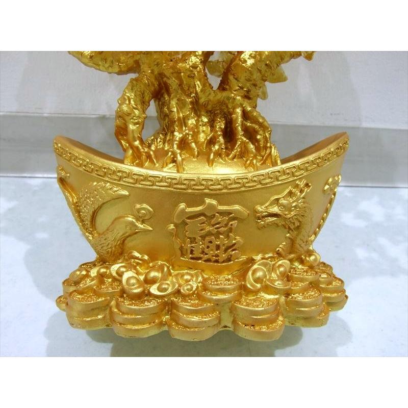 元宝タイプ(大) 招財樹 シトリン 金のなる木 縦約30cm 黄水晶 風水アイテム インテリアやプレゼントに 天然石ツリー最強金運アップパワー ...