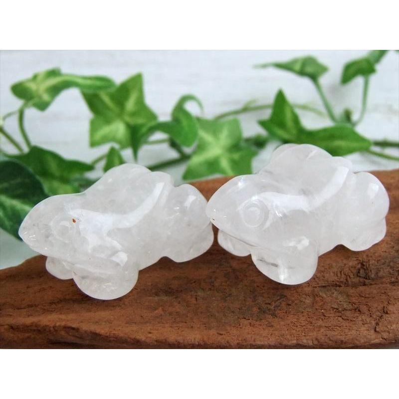 選べる3種類 天然石 カエル彫り 置物 1個売り 幅 38mm×27mm前後 無事に 