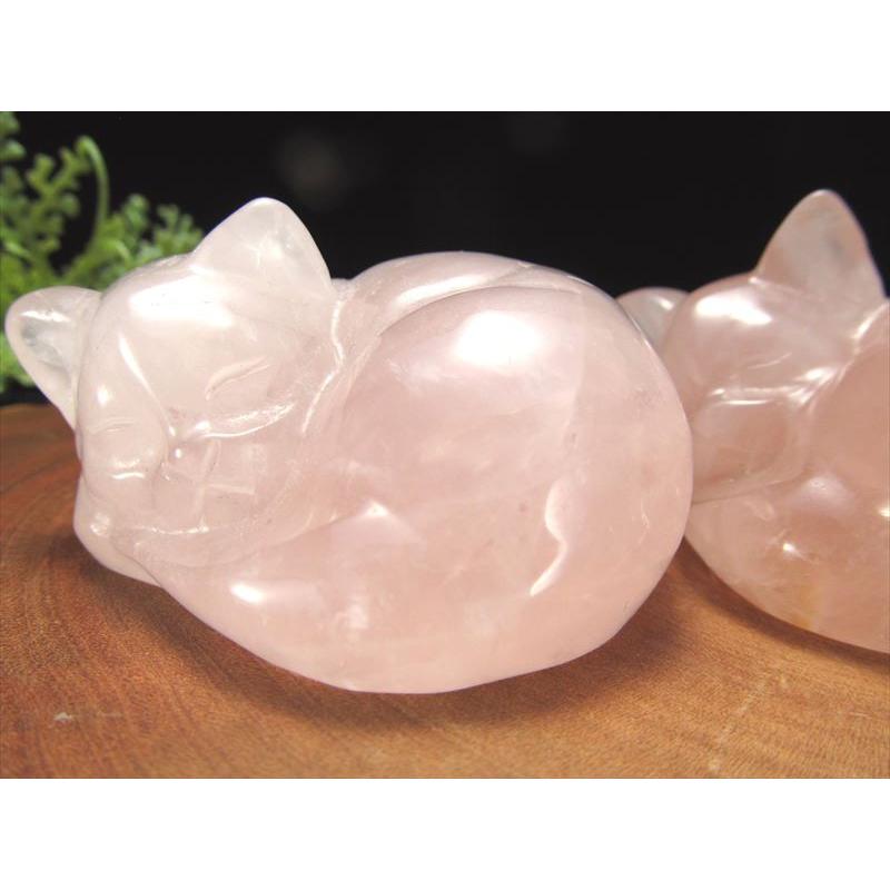 選べる4種 眠り猫 天然石置物 重さ70g-80g前後 癒しの眠り猫 愛おしい