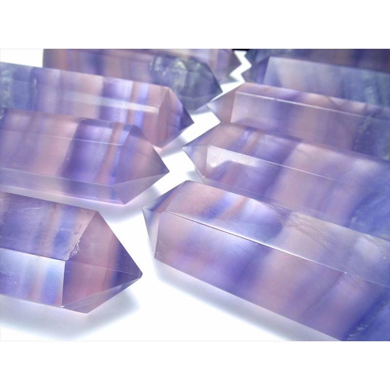 幻影パープルフローライト(蛍石)ポイント 重さ 115g-135g パープル