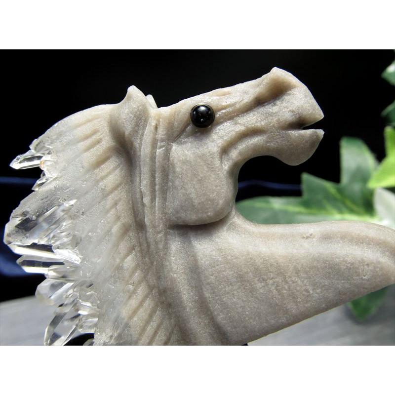 2026年の干支 メノウ 瑪瑙 馬 彫刻置物 1個売り 幅約49mm-70mm前後 重