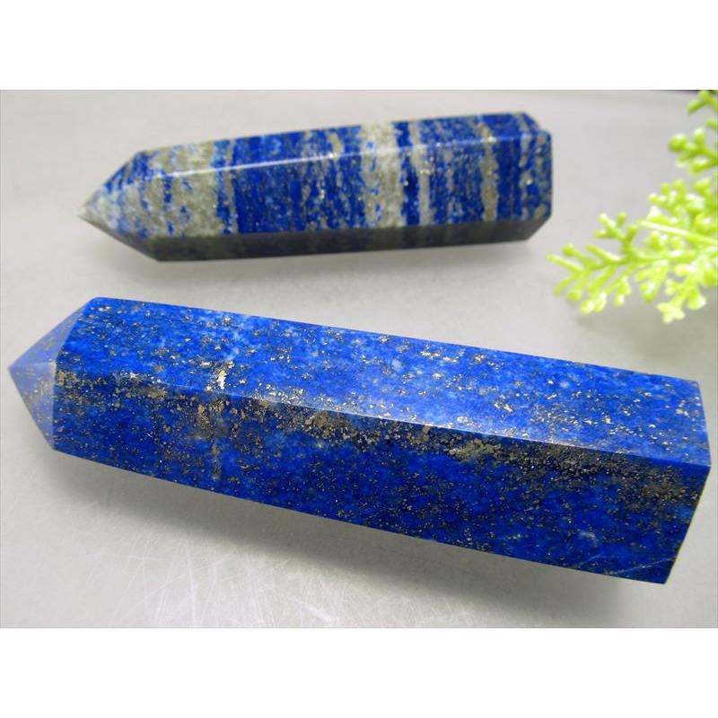 値下げ‼️✨超綺麗で豪華✨とても珍しい青水晶六角柱の置物 台座付き