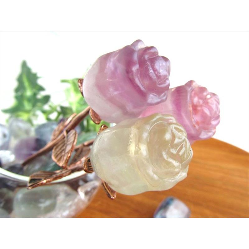 薔薇のつぼみ 愛の告白 選べる2種 マルチカラー フローライト 薔薇