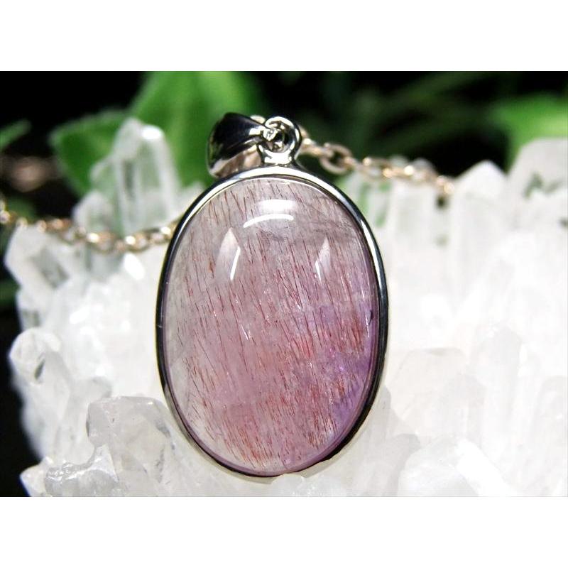 スーパーセブン　ペンダント　20mm バイヤー厳選 5A スーパーセブン ペンダントトップ 縦20mm 重さ5.2g 超