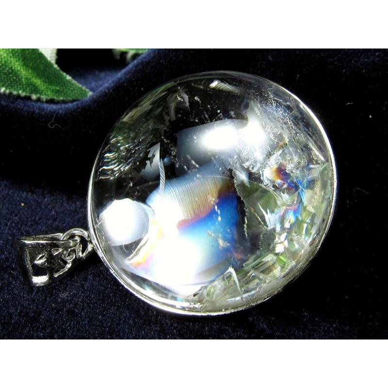 天然虹入り水晶 ペンダントトップ ☆早い者勝ち！少量限定☆希望と幸運