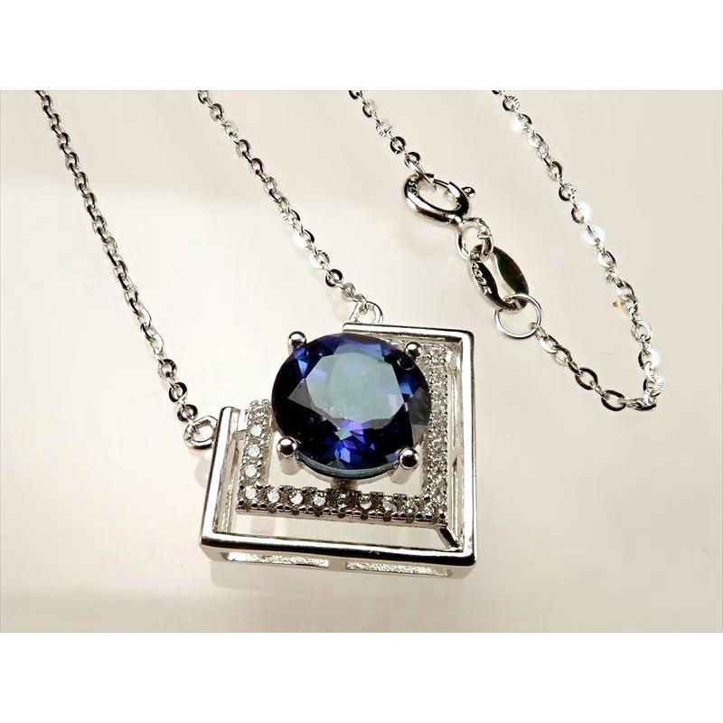 宝石ルース 『限定品！ネコちゃんネックレス！』天然ブルートパーズ