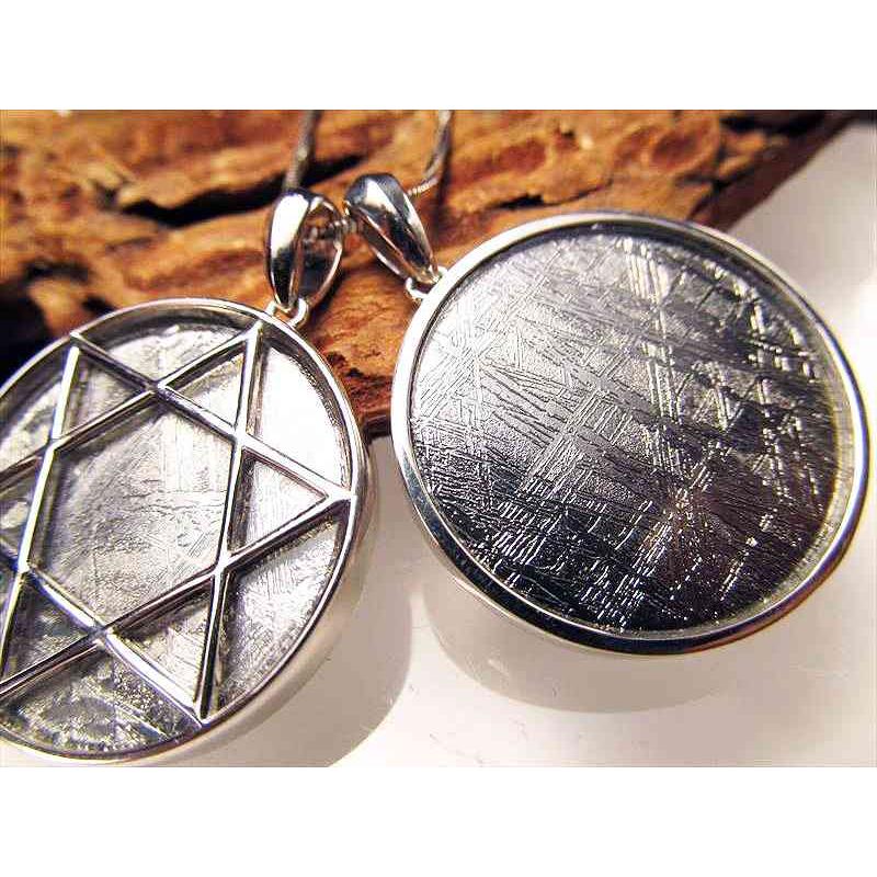 ギベオンペンダントトップ　メテオライト　隕石　五芒星 楽天市場】ギベオン隕石 五芒星（ペンタグラム） スターリング