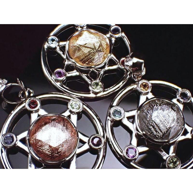 ギベオン隕石 Amazon | 【ギベオン鑑定書】 ギベオン隕石 両面六芒星 27.5