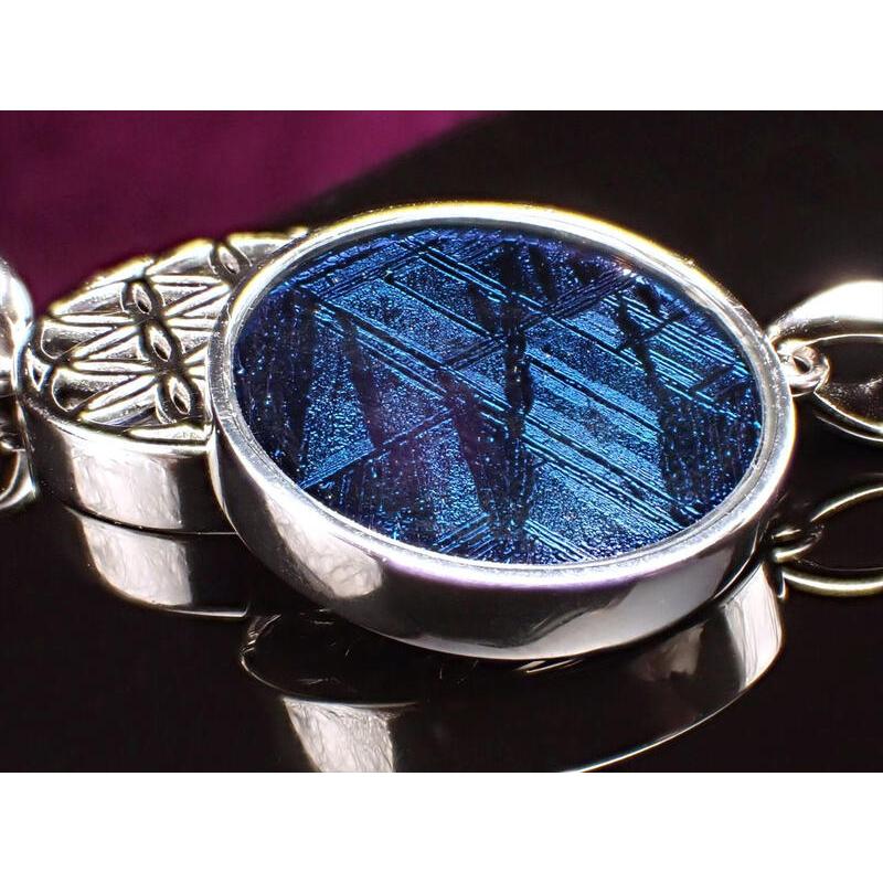 ブルーギベオン　フラワーオブライフ　ペンダントトップ 激安宣言 ギベオン 隕石 フラワー・オブ・ライフ ペンダントトップ