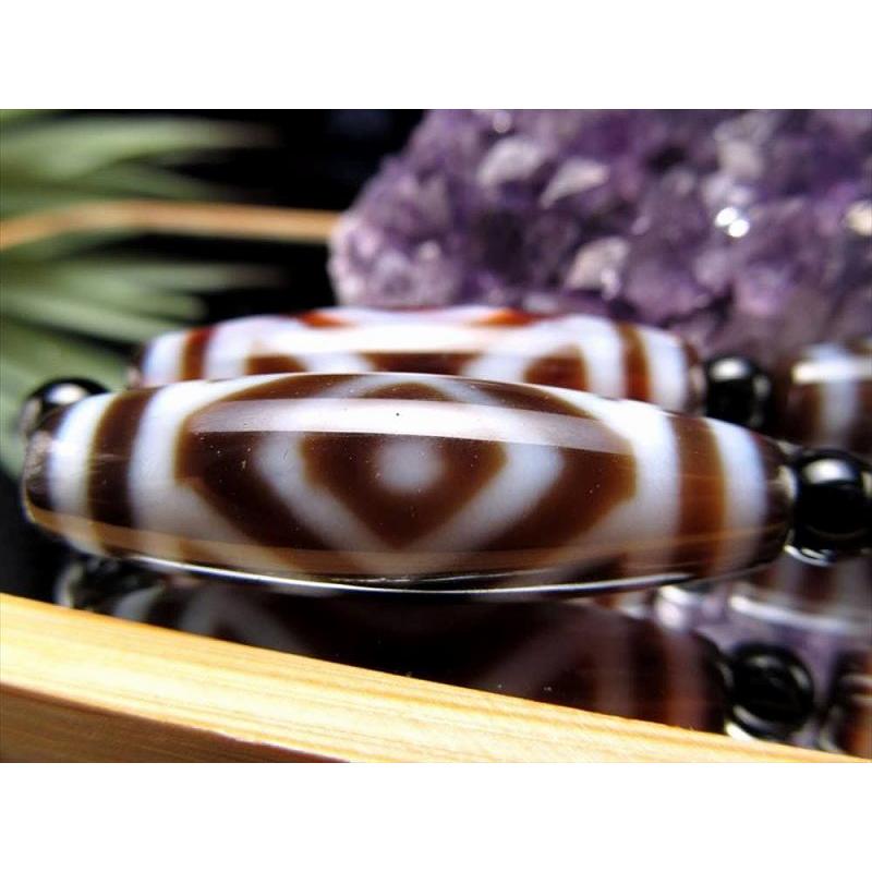 増益星辰天珠(ぞうえきせいしんてんじゅ) 連 天珠サイズ約37mm 一連5個