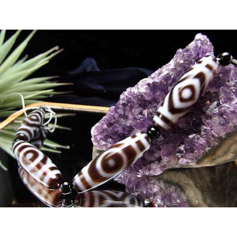 増益星辰天珠(ぞうえきせいしんてんじゅ) 連 天珠サイズ約37mm 一連5個