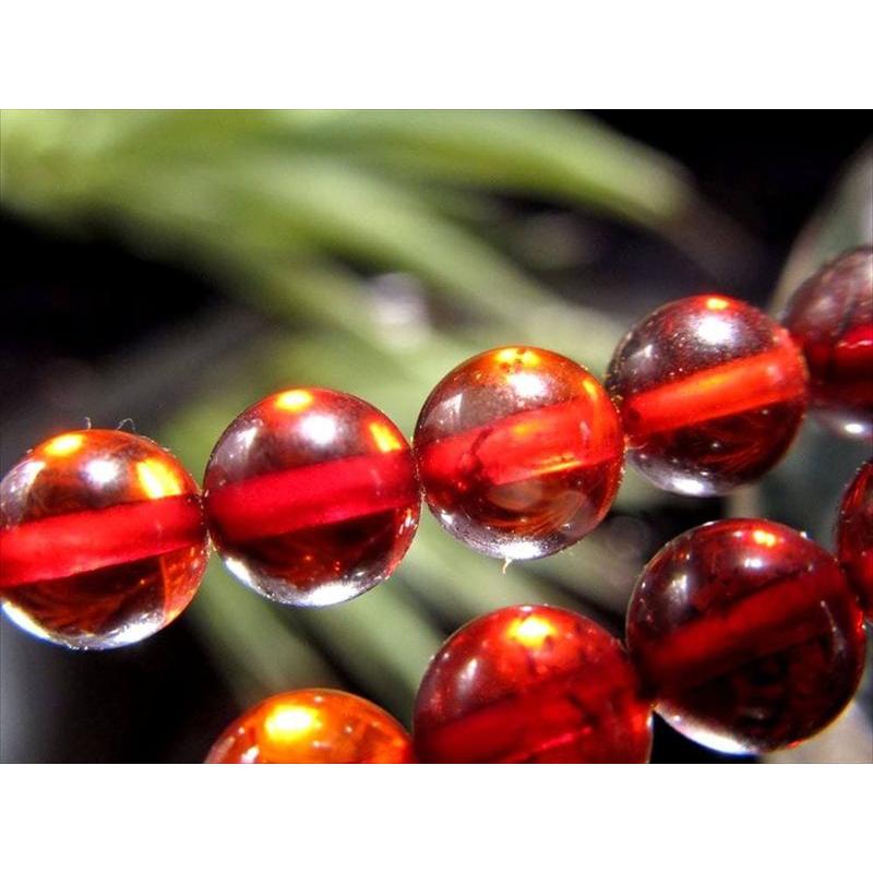 約4.5mm-5mm前後珠 ダークチェリーアンバー(天然琥珀)一連 約37-39cm