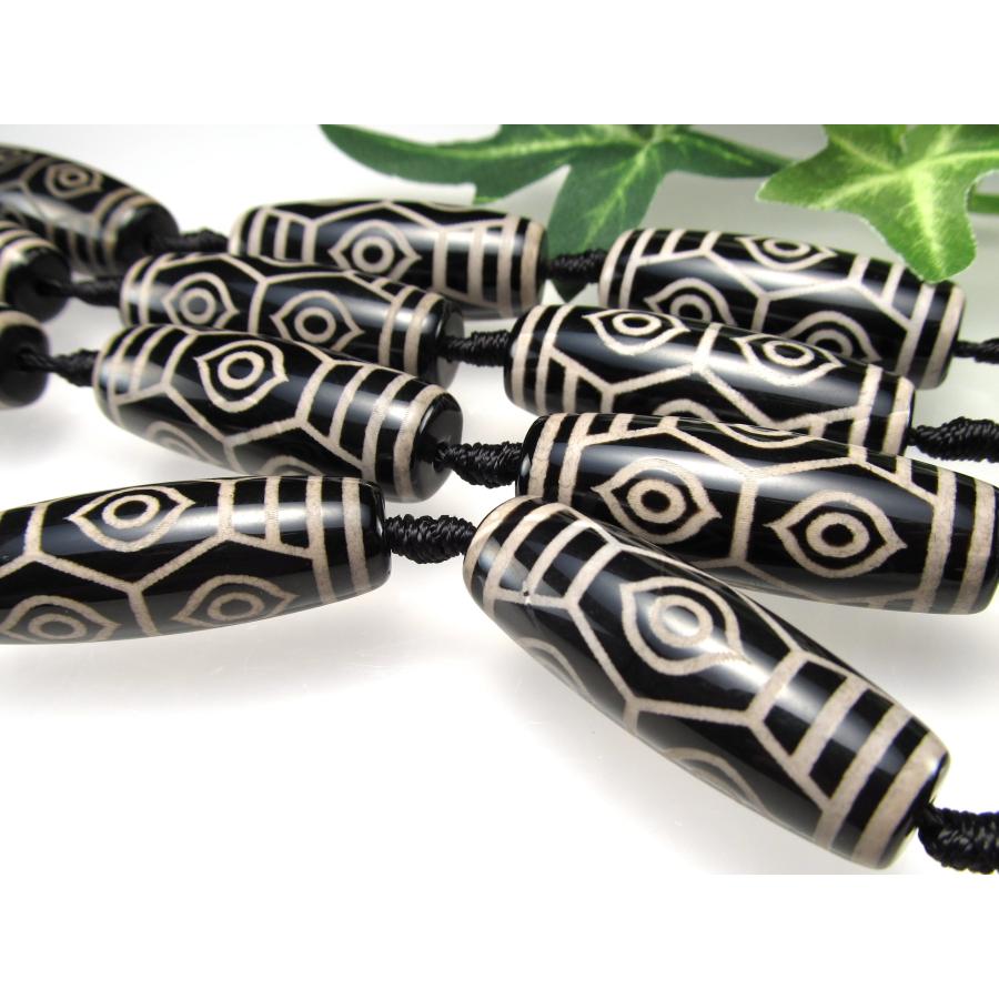 A至純 天珠 龍眼天珠(りゅうがんてんじゅ) 連 一連8個付き