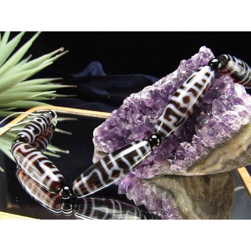 【癒し特化】極上アメジスト×蓮花天珠×ギベオン 癒し特化】極上アメジスト×蓮花天珠×ギベオン