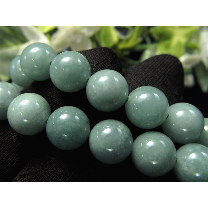more 緊急入荷 濃色翡翠 ミャンマージェイド 約8mm珠 一連破格 約38
