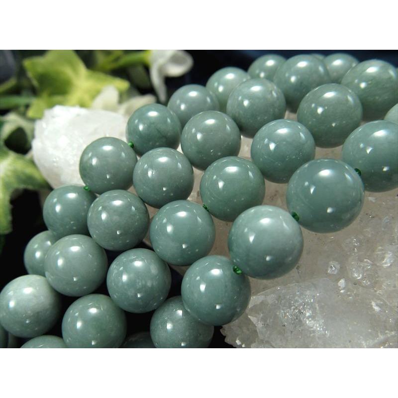 more 緊急入荷 濃色翡翠 ミャンマージェイド 約8mm珠 一連破格 約38
