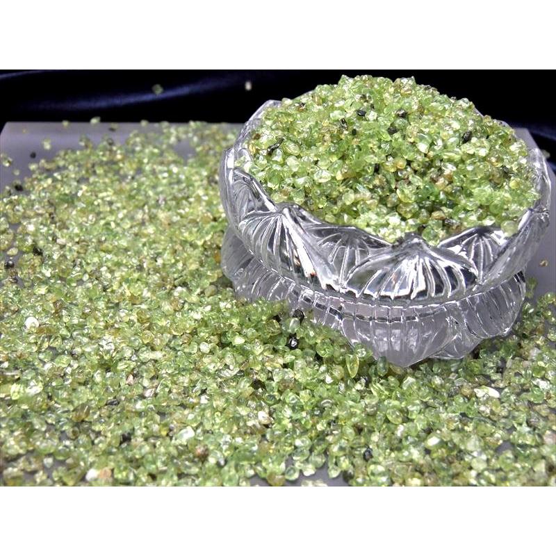 200☆数量限定☆太陽の石【200gペリドット『かんらん石』さざれ