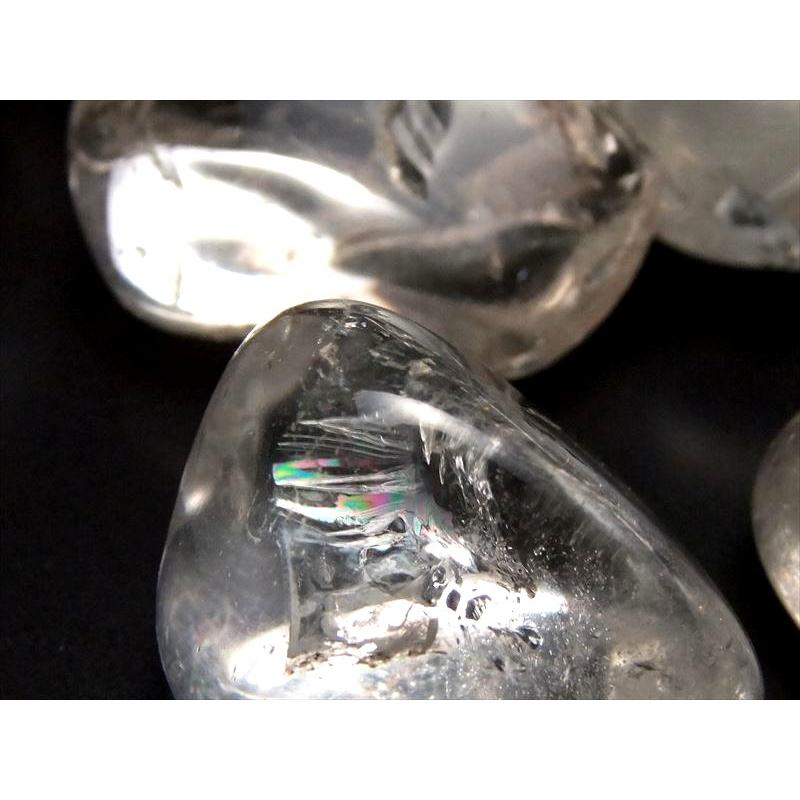 透明度高め AAAAA 透明水晶磨き タンブル 100gセット すべての浄化と 