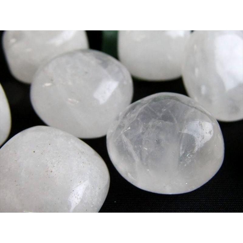 大特価 天然水晶 磨き タンブル 200gセット 1袋約13-16個入り 純粋と
