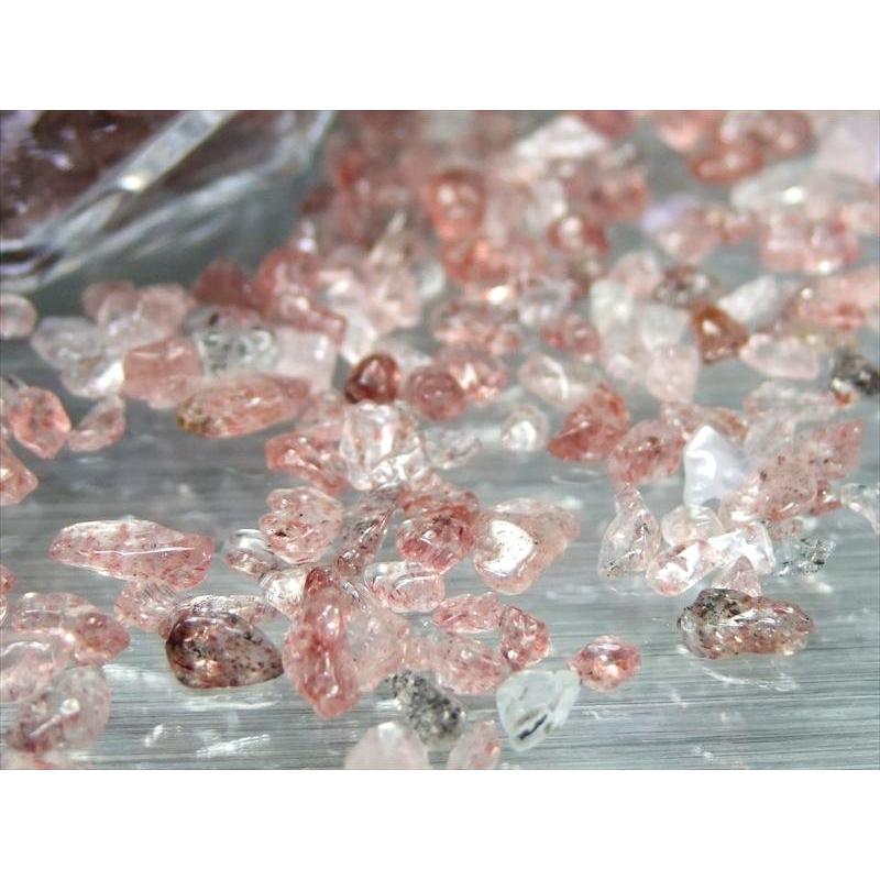 ①ピンクエピドート入り水晶(ポイント) 218 ピンクエピドート12mm | Angel☆Stone