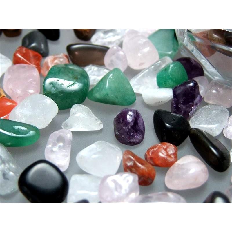 色とりどり 天然石 てんこ盛り MIXストーン さざれ 激安 200g 粒サイズ