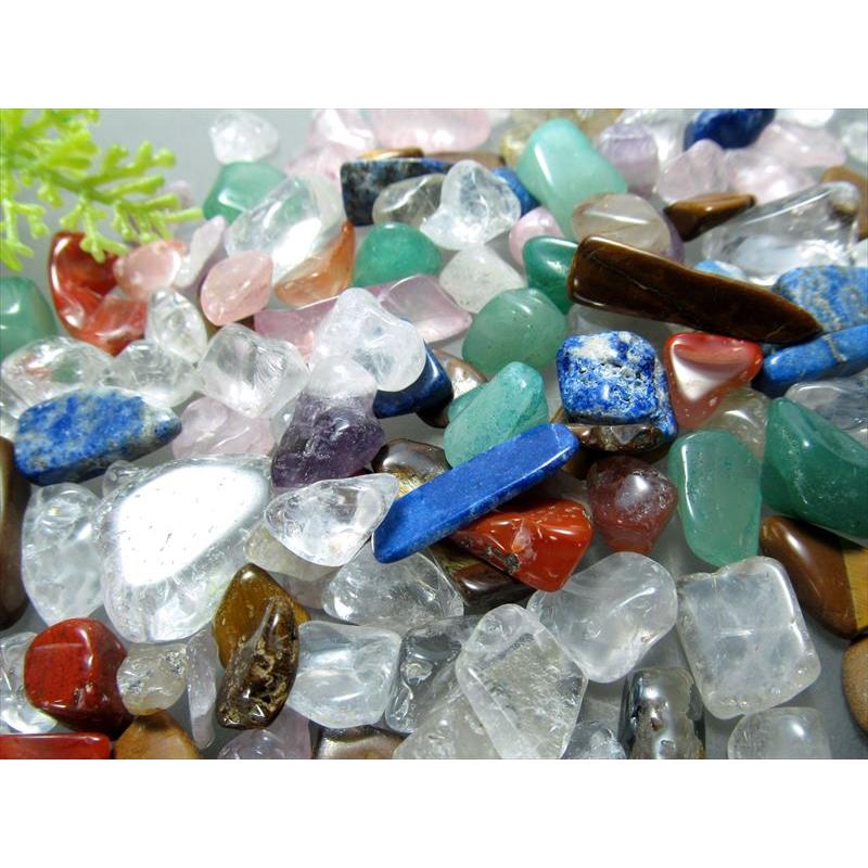 色とりどり 天然石 てんこ盛り MIXストーン さざれ 激安 200g 粒サイズ