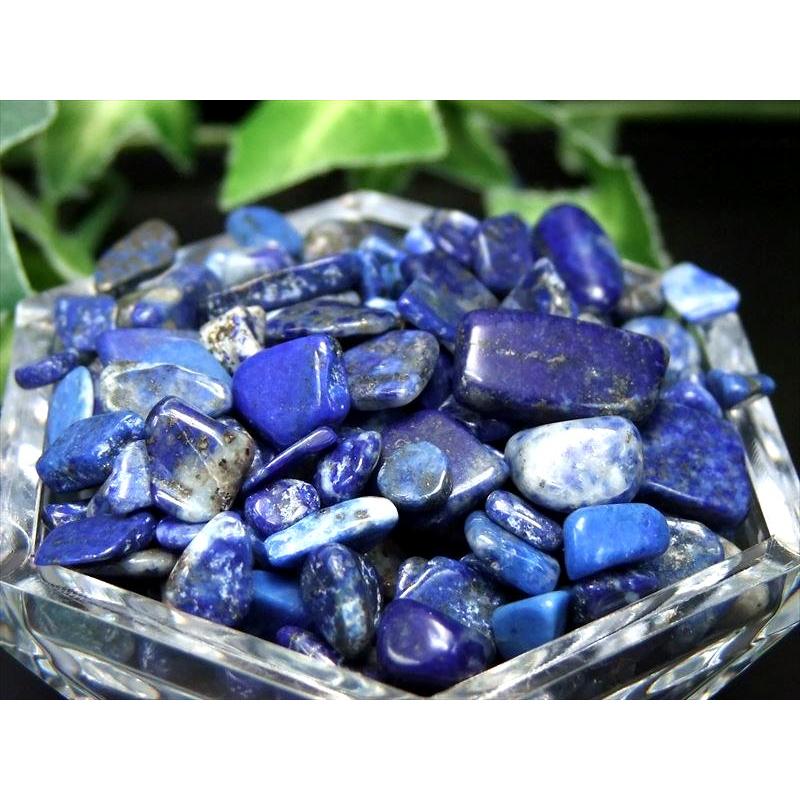 中粒 ラピスラズリ さざれ石 約200g 粒の平均約4mm-13mm 幸運の