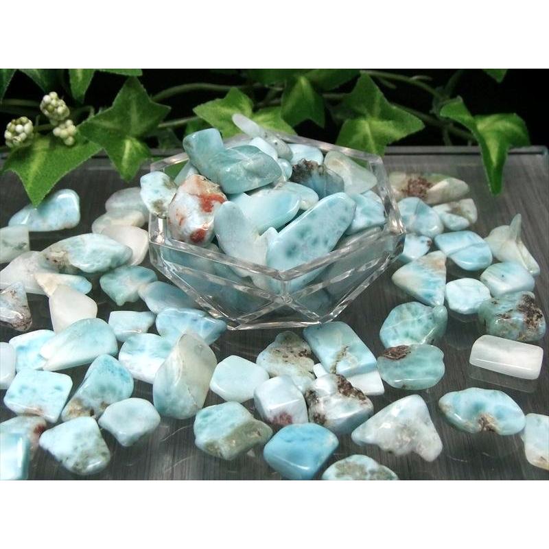 流通量が激減 大粒ラリマー ラリマー さざれ ブルーペクトライト 100g 約8mm-25mm 浄化用・インテリアに ドミニカ共和国産 パワーストーン 天然石 | ブランド登録なし | 01