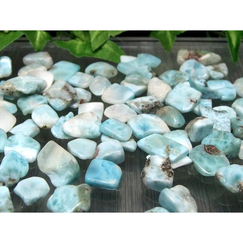 流通量が激減 大粒ラリマー ラリマー さざれ ブルーペクトライト 100g 約8mm-25mm 浄化用・インテリアに ドミニカ共和国産 パワーストーン 天然石 | ブランド登録なし | 04