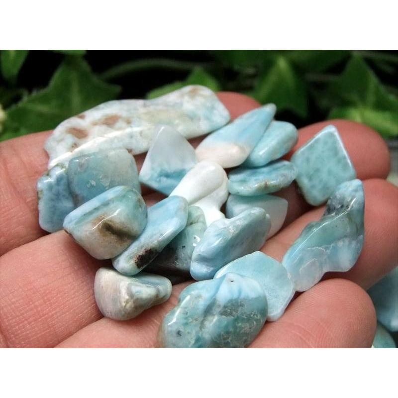 流通量が激減 大粒ラリマー ラリマー さざれ ブルーペクトライト 100g 約8mm-25mm 浄化用・インテリアに ドミニカ共和国産 パワーストーン 天然石 | ブランド登録なし | 06