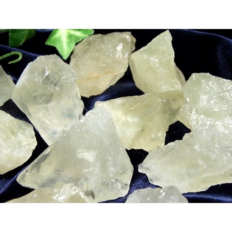 レモンクォーツ ラフ原石タイプ 詰合せ 100g 約3-5個入り サイズ約25mm