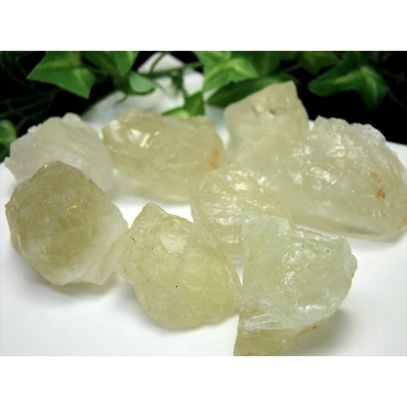 レモンクォーツ ラフ原石タイプ 詰合せ 100g 約3-5個入り サイズ約25mm