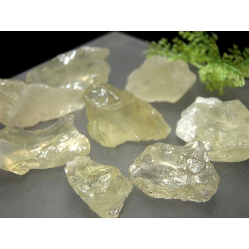 レモンクォーツ ラフ原石タイプ 詰合せ 100g(約8個入り)サイズ約10mm 