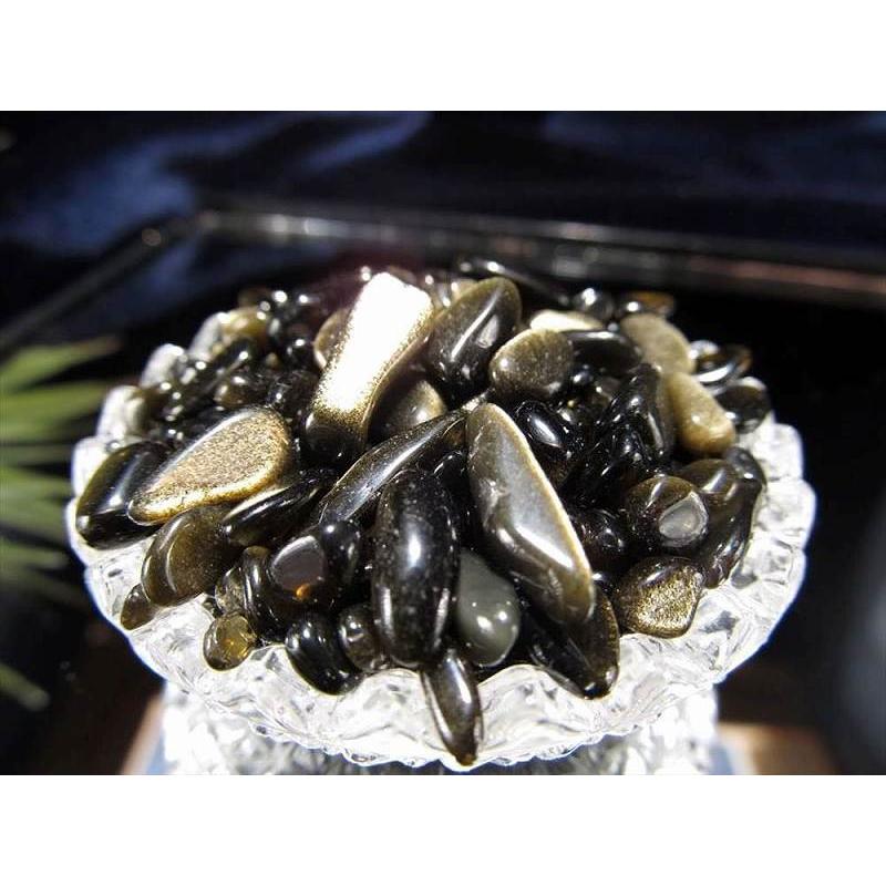 極小粒さらさらタイプ ゴールデンシャインオブシディアン