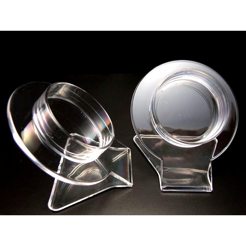 透明 ブレスレット用ディスプレイ台座 透明プラスチック製台 横約7.5×9.0cm 高さ約7.5cm inmy パワーストーン 天然石 | ブランド登録なし | 02