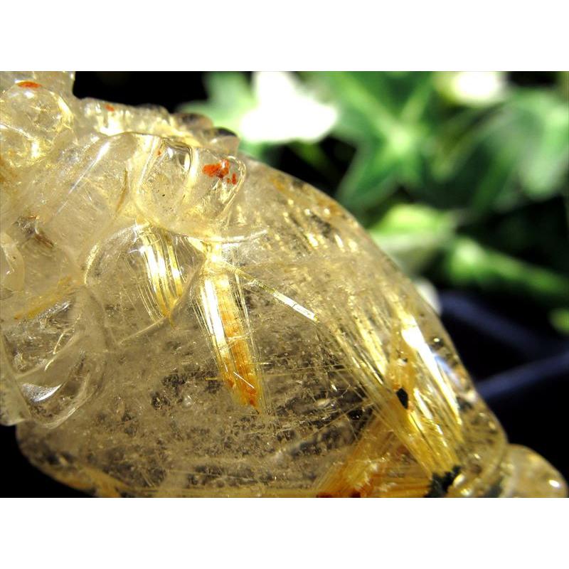 特大サイズ ディープローズクォーツ 龍亀