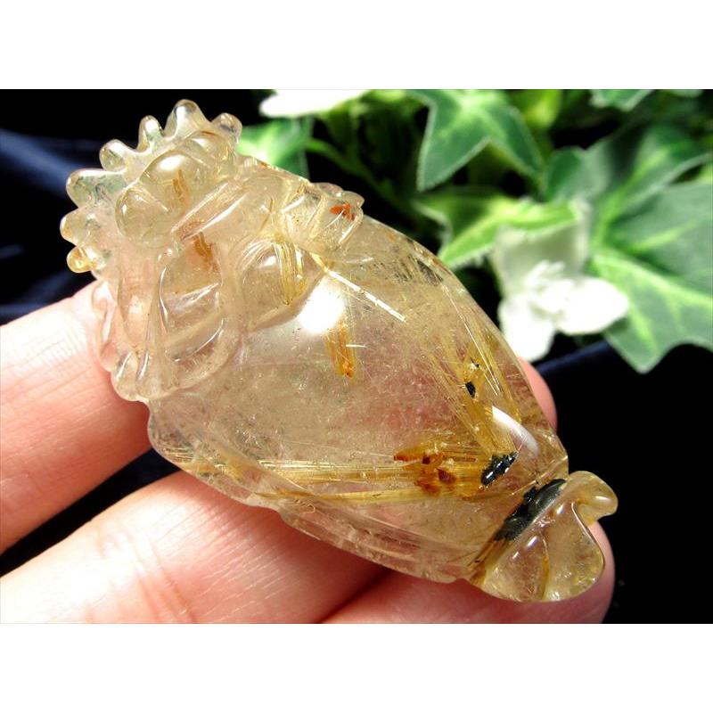 ⭐︎【極上品】タイチンクオーツ 置物 70mm ⭐︎【極上品】タイチンクオーツ 置物 70mm