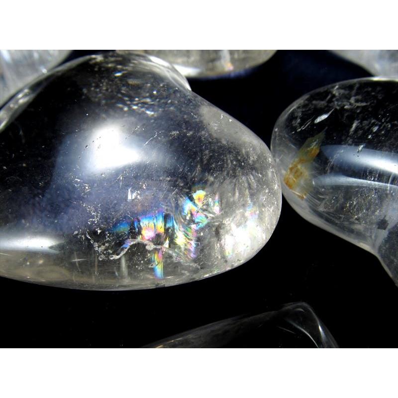 天然水晶 ハート型 タンブル 20g-30g すべての浄化と純粋さの象徴