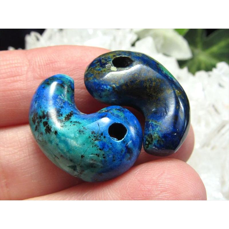 クリソコラ マラカイト クリソコラマラカイト[134] 38x22mm 49Cts ルース ／天然石