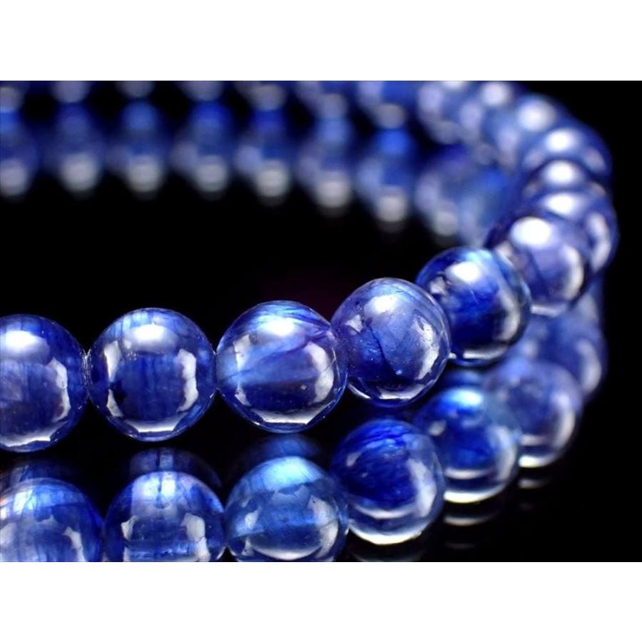 1珠売り4A 約6.5mm珠 極上透明 ブルーサファイア ビーズ 勝利を